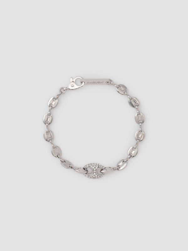 PAVE ARMOR A CHARM BRACELET