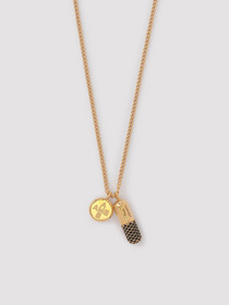 PAVE PILL CHARM NECKLACE 詳細画像
