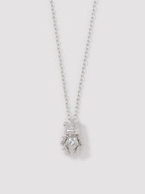 TEDDY BEAR HEART CHARM NECKLACE 詳細画像