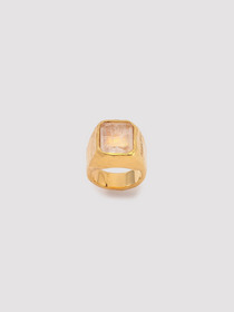 SQUARE CUT STONE RING 詳細画像