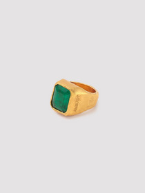 SQUARE CUT STONE RING 詳細画像