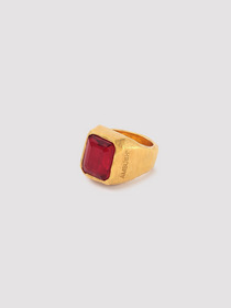 SQUARE CUT STONE RING 詳細画像