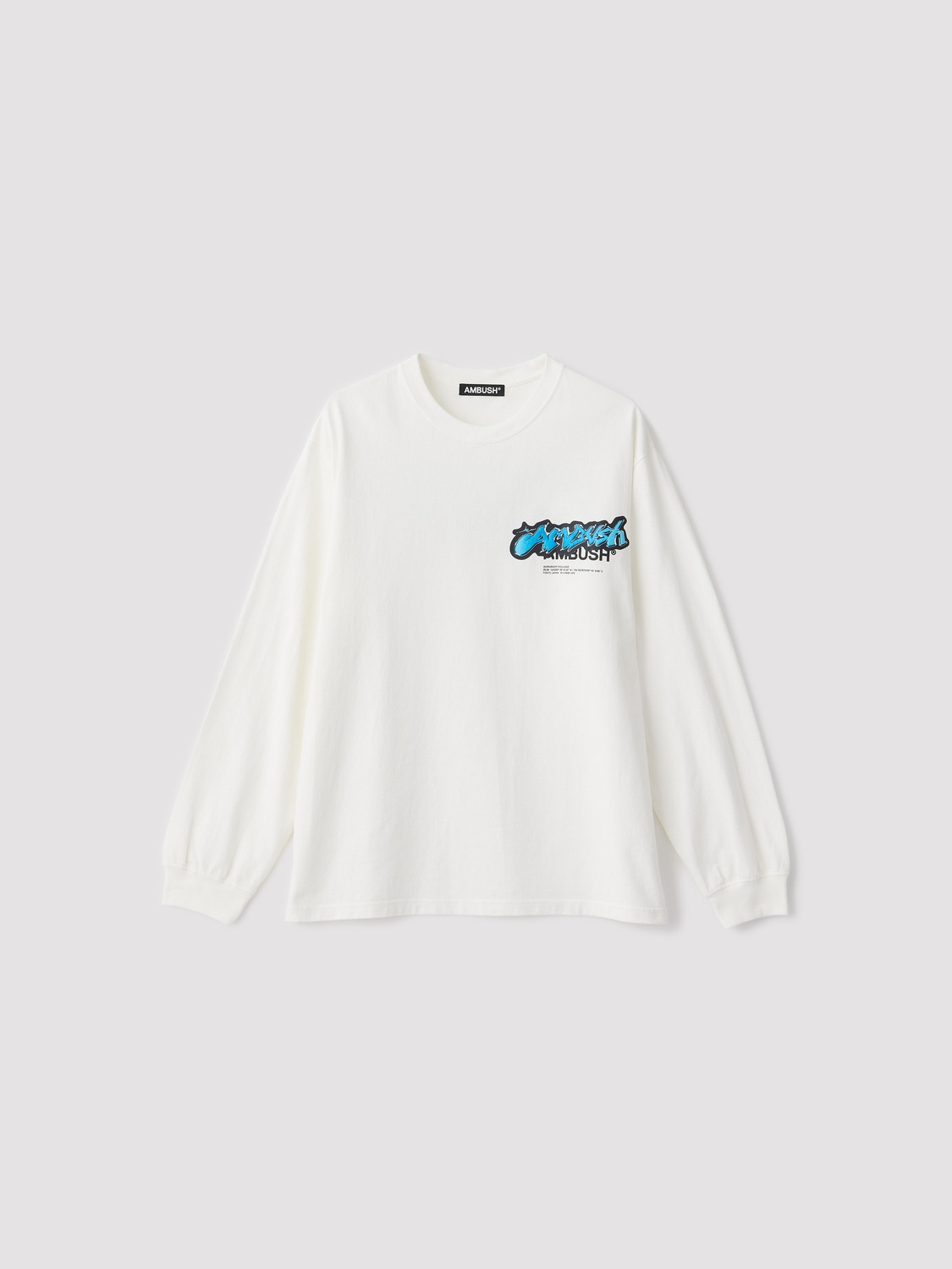 STICKER LOGO L/S T-SHIRT 詳細画像 White 1