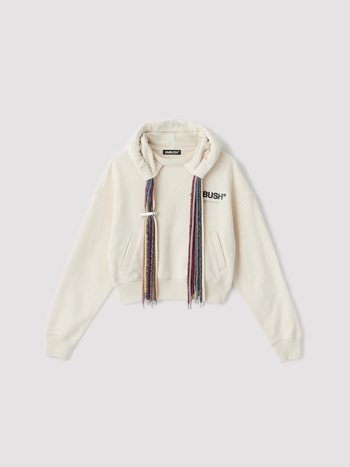 MULTICORD BOXY HOODIE 詳細画像 O.White 1