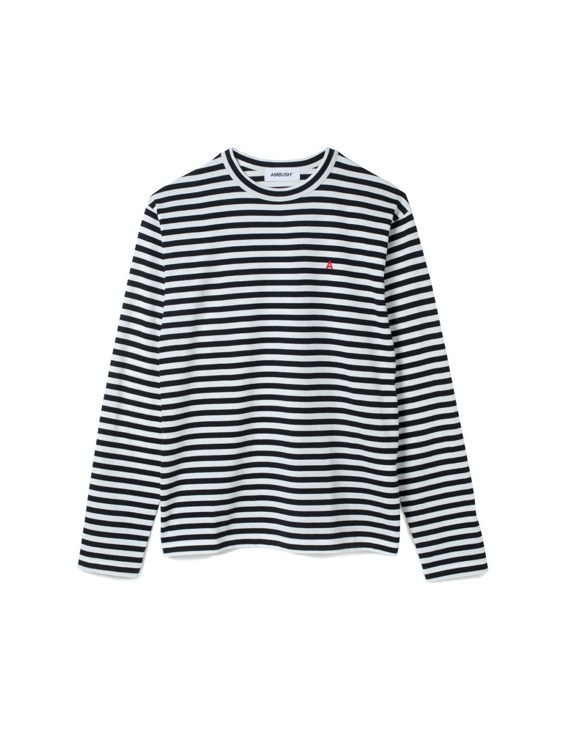 BORDER L/S T-SHIRT 詳細画像 WhitexBlack 1