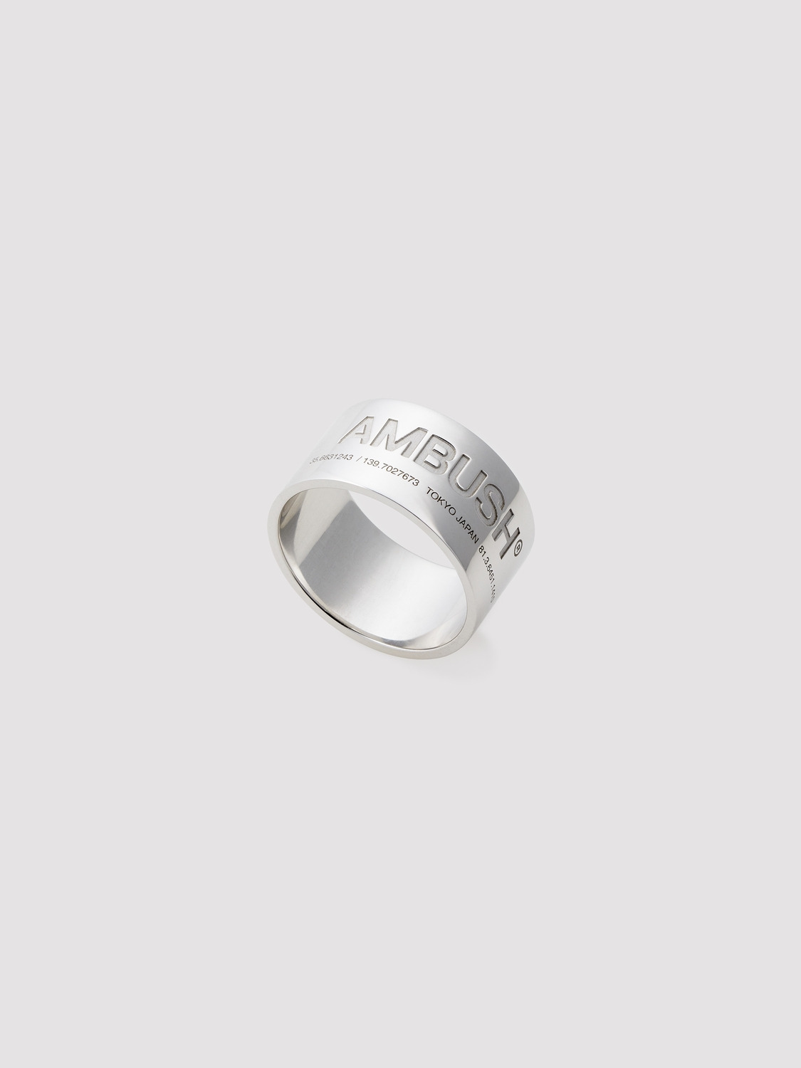 AMBUSH BAND RING LARGE 詳細画像 Silver 2