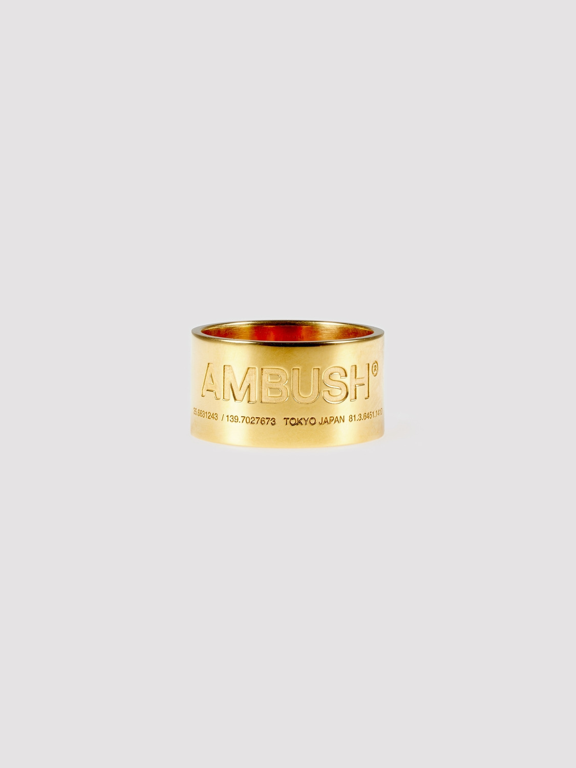 AMBUSH BAND RING LARGE 詳細画像 Gold 1