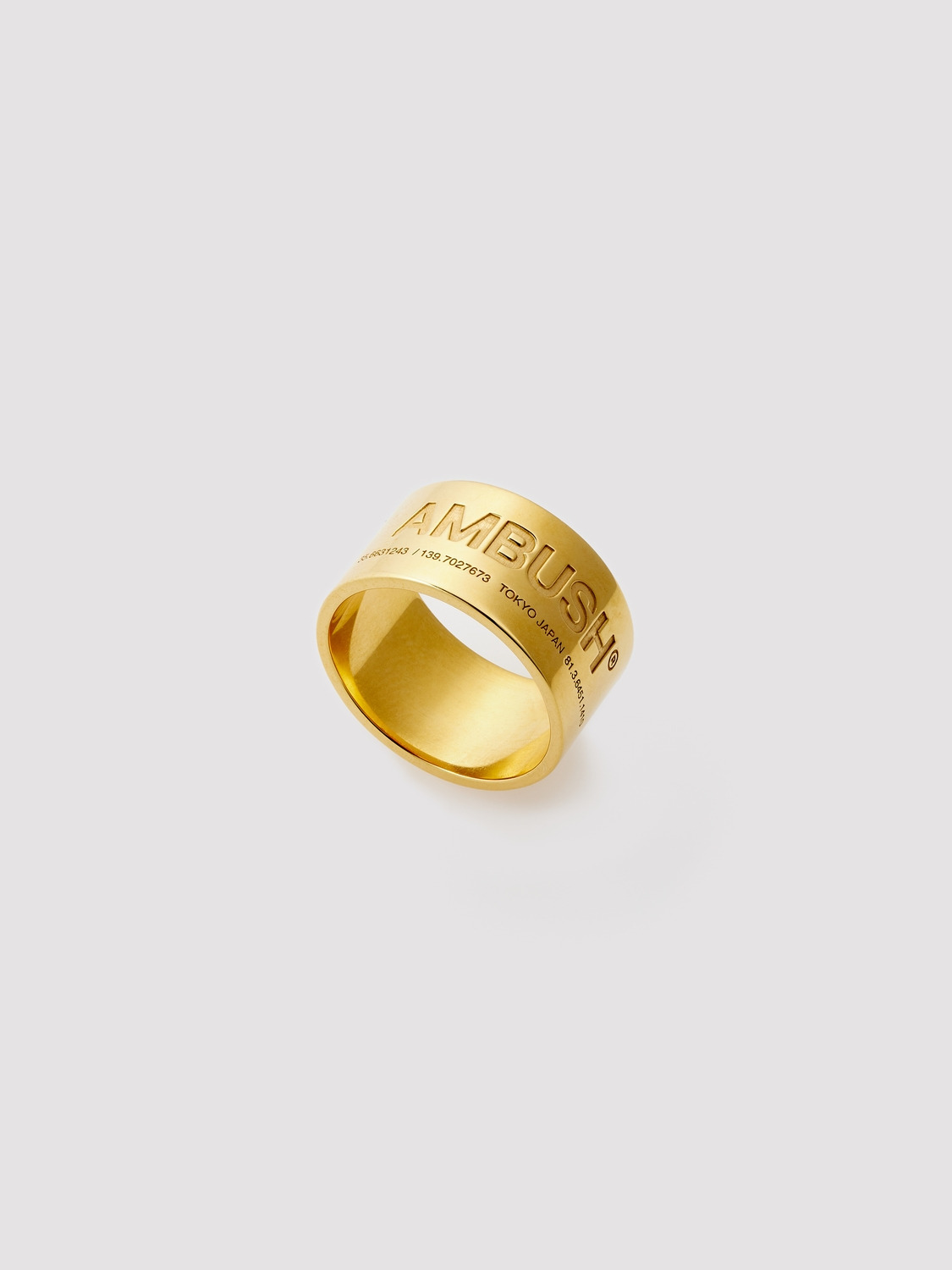AMBUSH BAND RING LARGE 詳細画像 Gold 2