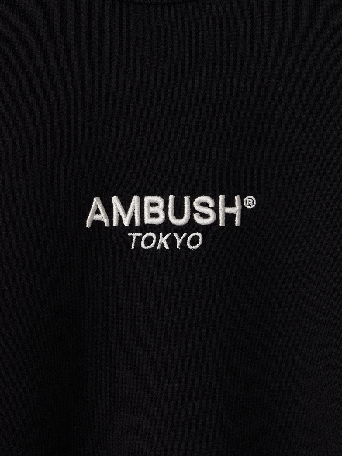 CENTER LOGO CREW NECK 詳細画像 Black 3