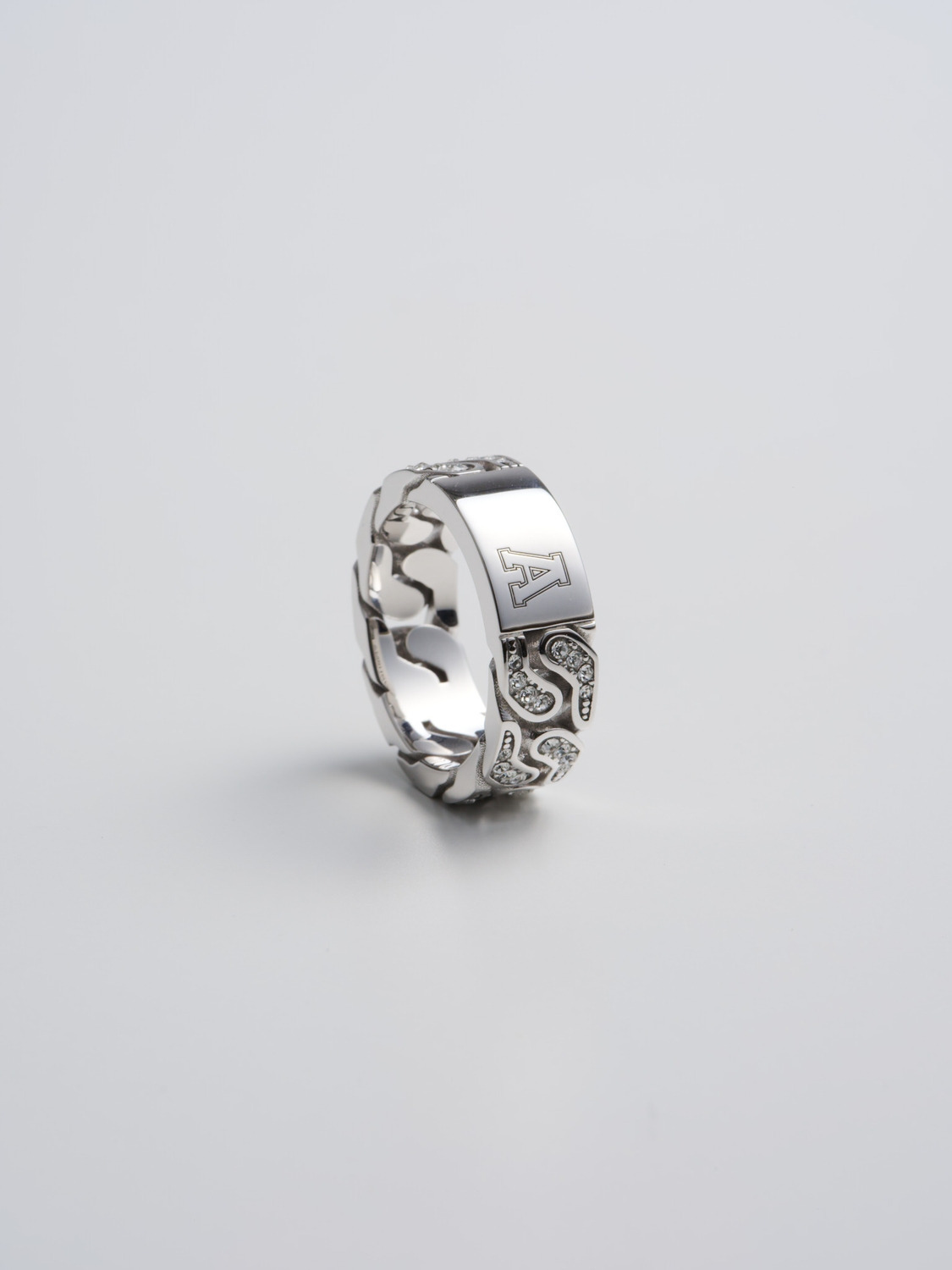 PAVE ID RING 詳細画像 Silver 2