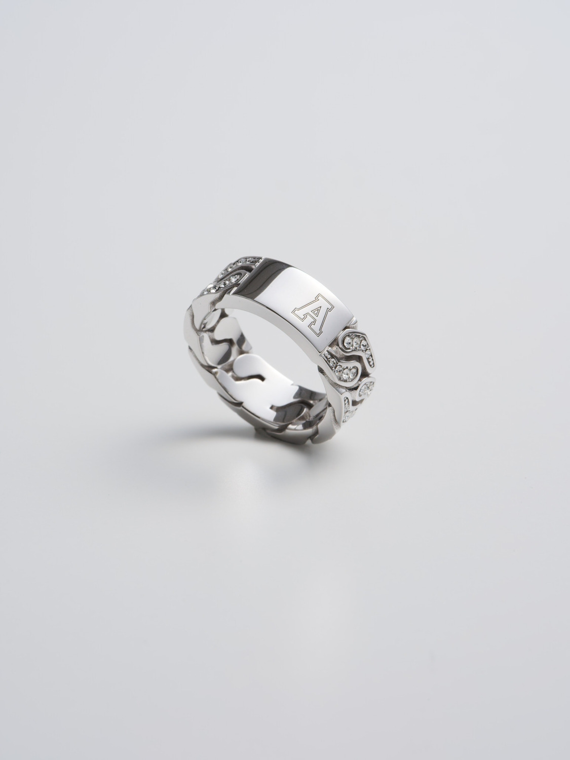 PAVE ID RING 詳細画像 Silver 3