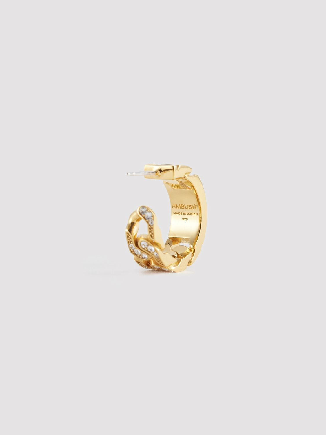 PAVE ID EARRINGS 詳細画像 Gold 2