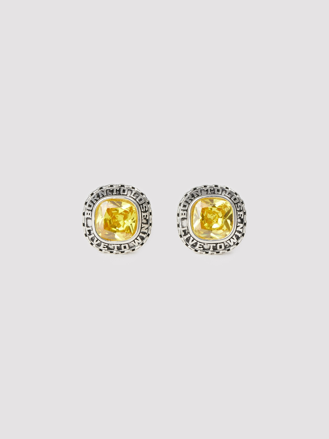 STUDS CLASS EARRINGS 詳細画像 Yellow 1