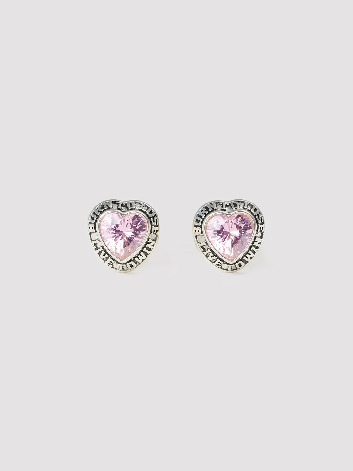 STUDS HEART CLASS EARRINGS 詳細画像 Pink 1
