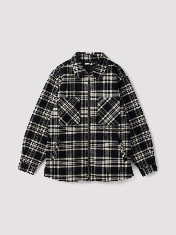 HEAVY FLANNEL CHECK SHIRT JACKET