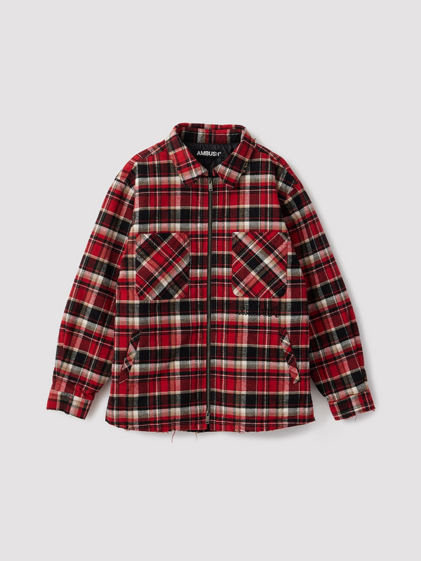 HEAVY FLANNEL CHECK SHIRT JACKET