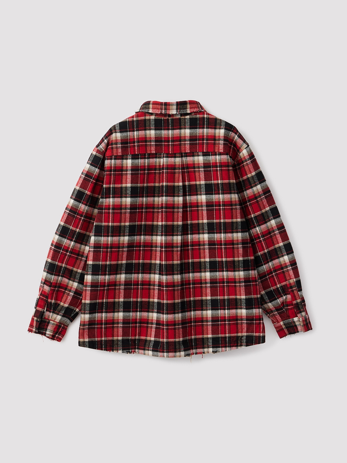 HEAVY FLANNEL CHECK SHIRT JACKET 詳細画像 Red 2