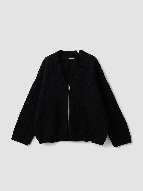AMBUSH(アンブッシュ) 通販サイト 【MENS CABLE ZIP KNIT CARDIGAN】
