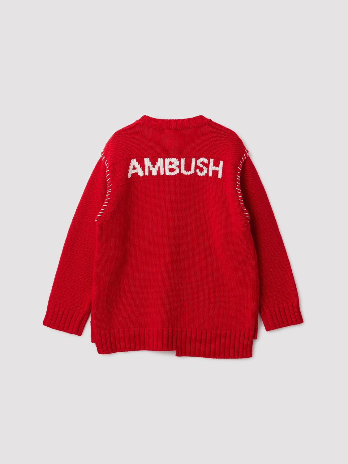 BACK LOGO STITCH CREWNECK 詳細画像 Red 1