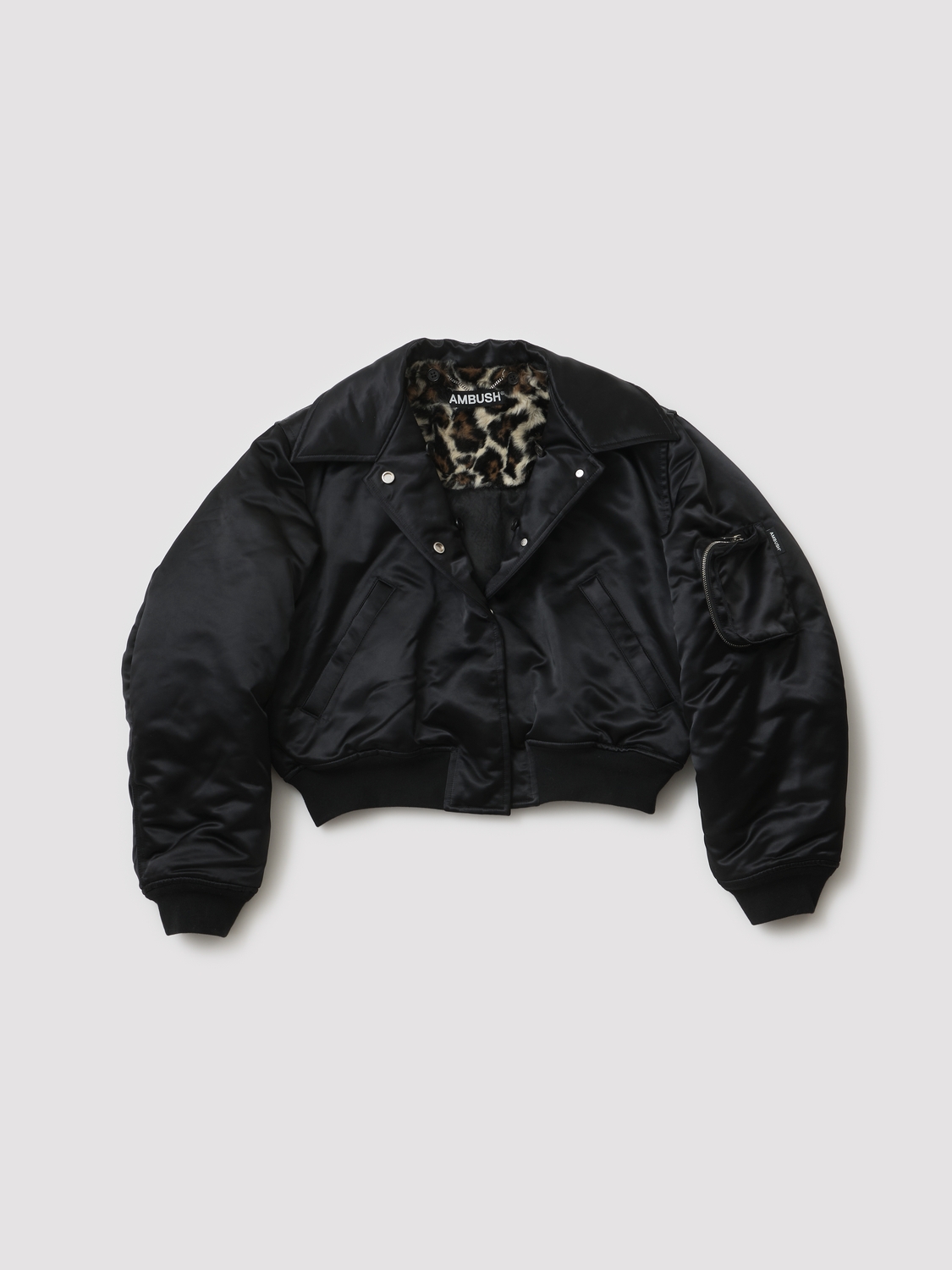 FUR COLLAR BOMBER JACKET 詳細画像 Black 3