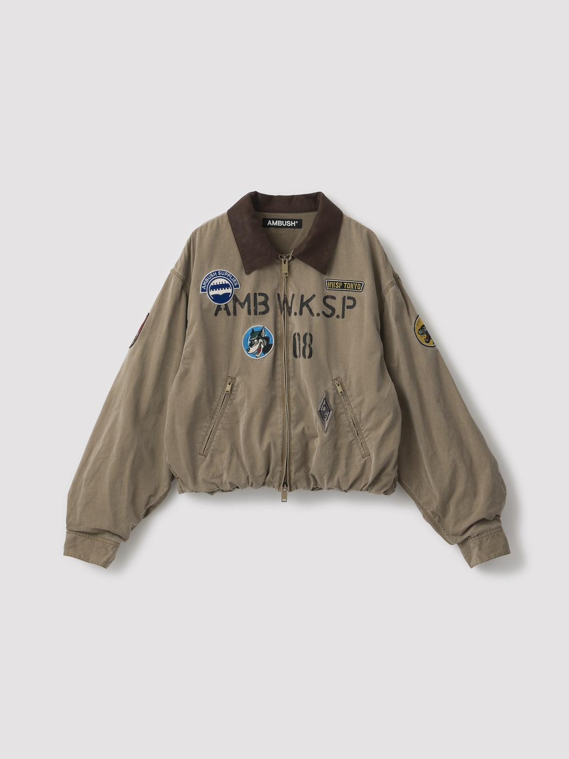 PATCH ZIP JACKET 詳細画像 Beige 1