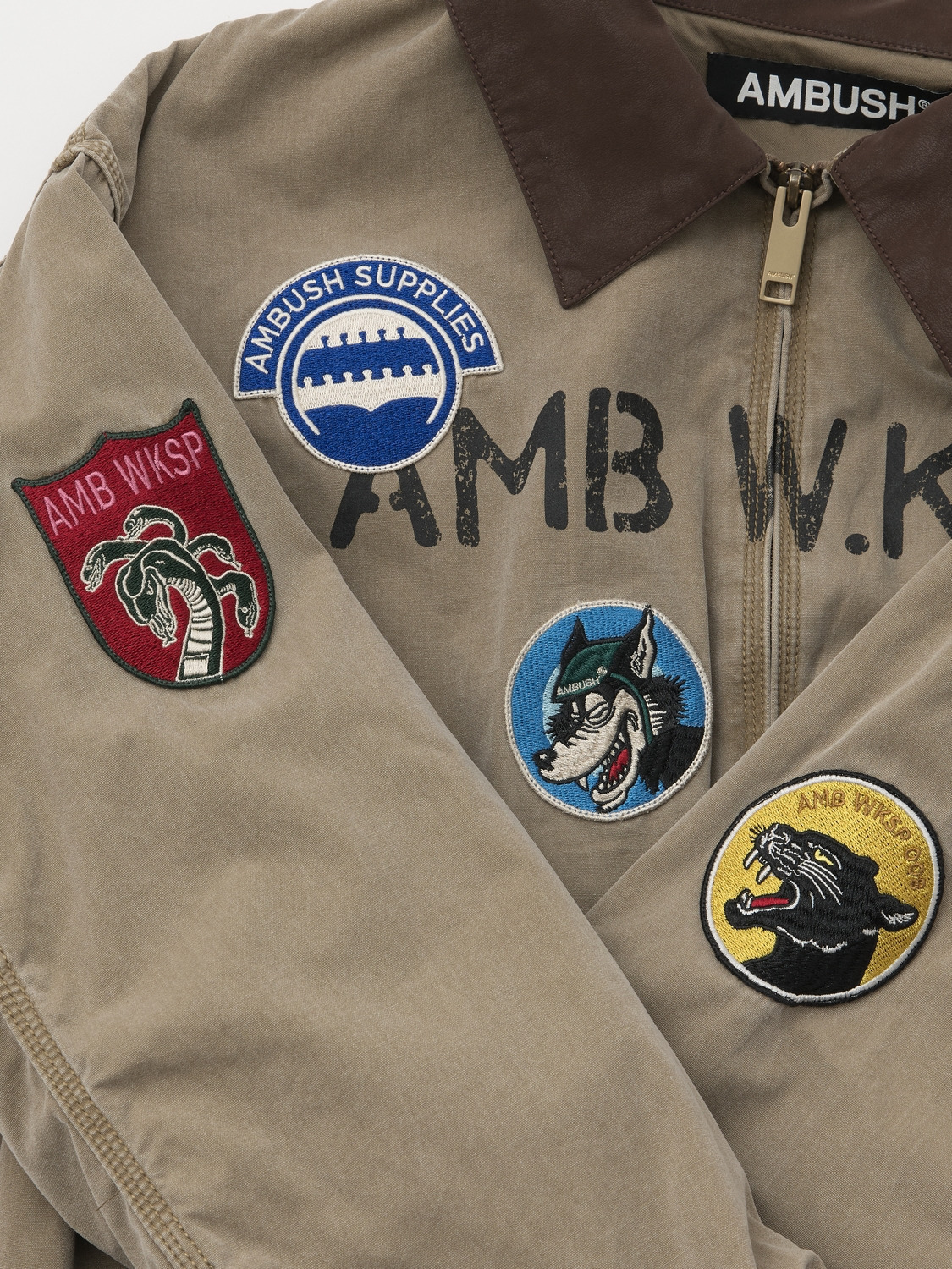 PATCH ZIP JACKET 詳細画像 Beige 4