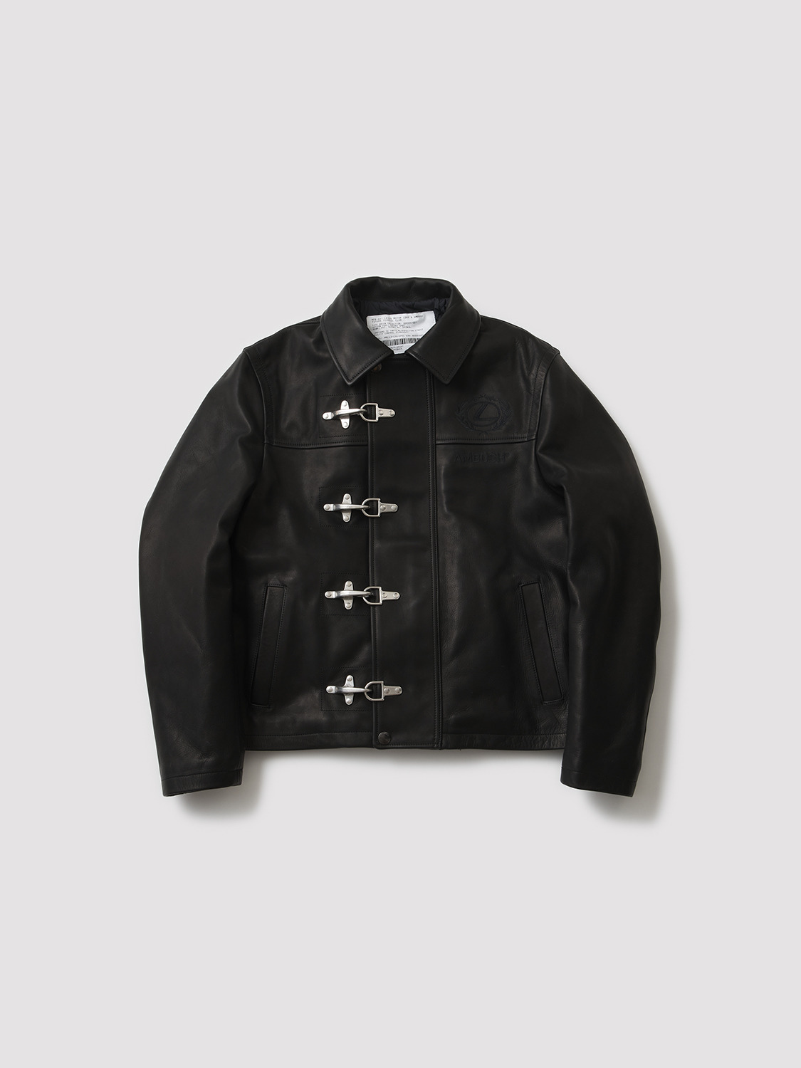 ‘FUTURE CLASSIC CLUB’ LEATHER FIREMAN JACKET 詳細画像 Black 2