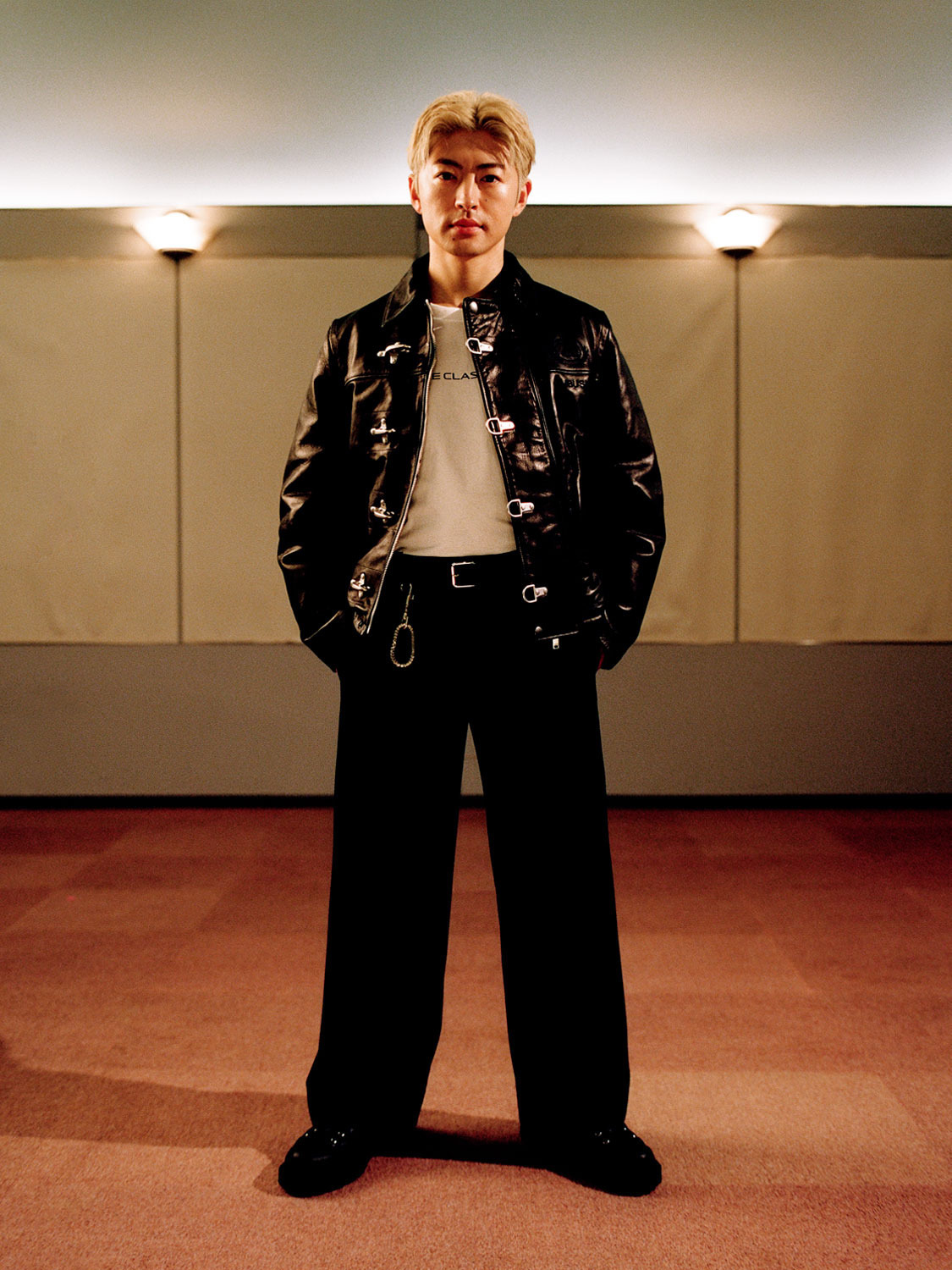 ‘FUTURE CLASSIC CLUB’ LEATHER FIREMAN JACKET 詳細画像 Black 4
