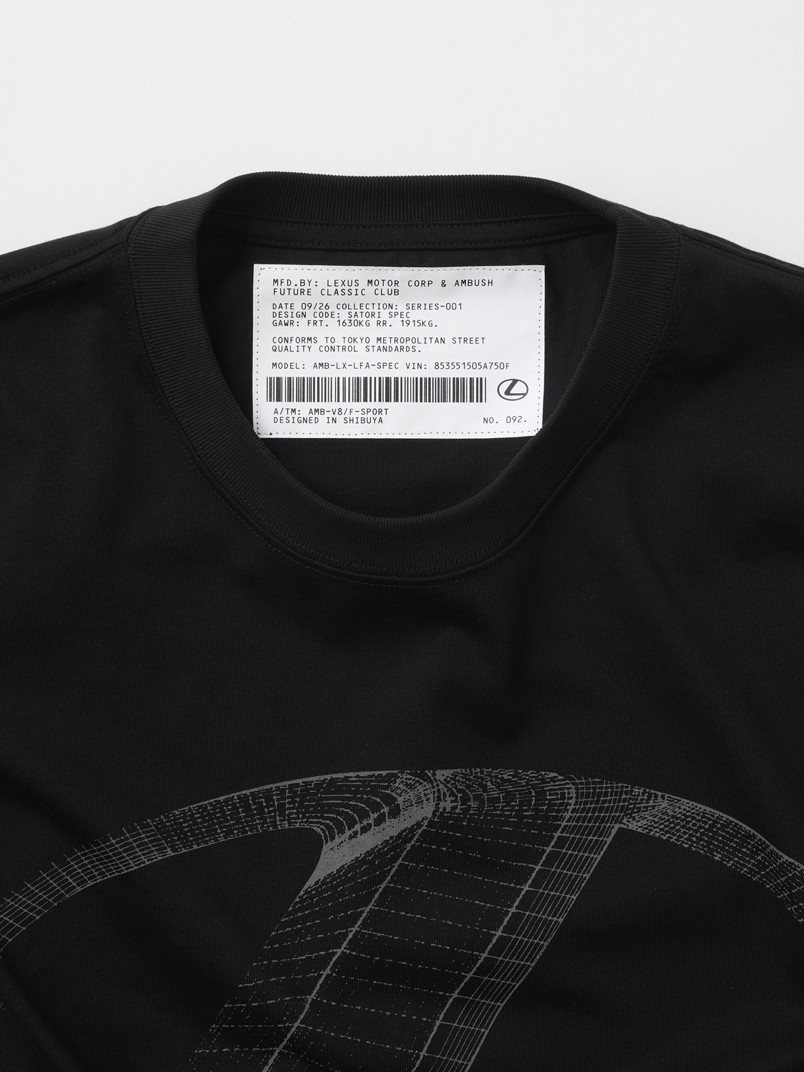 ‘RECORDED DESIGN SESSION’ T-SHIRT 詳細画像 Black 3
