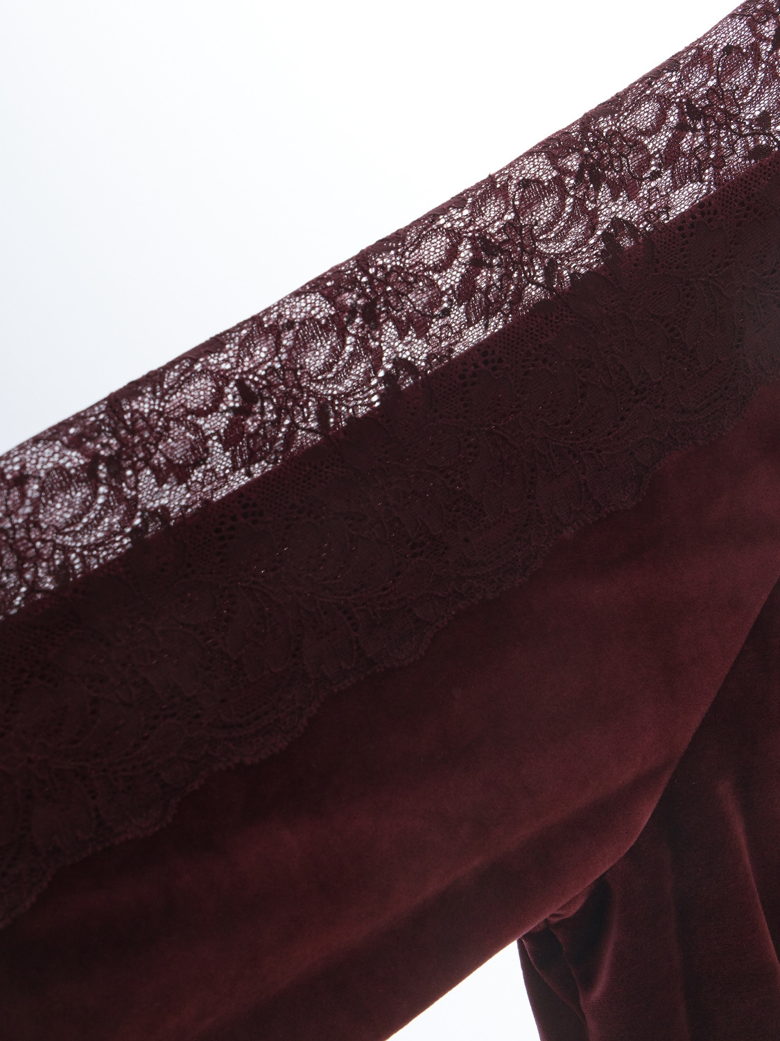 VELOUR TRACK JACKET 詳細画像 Burgundy 3