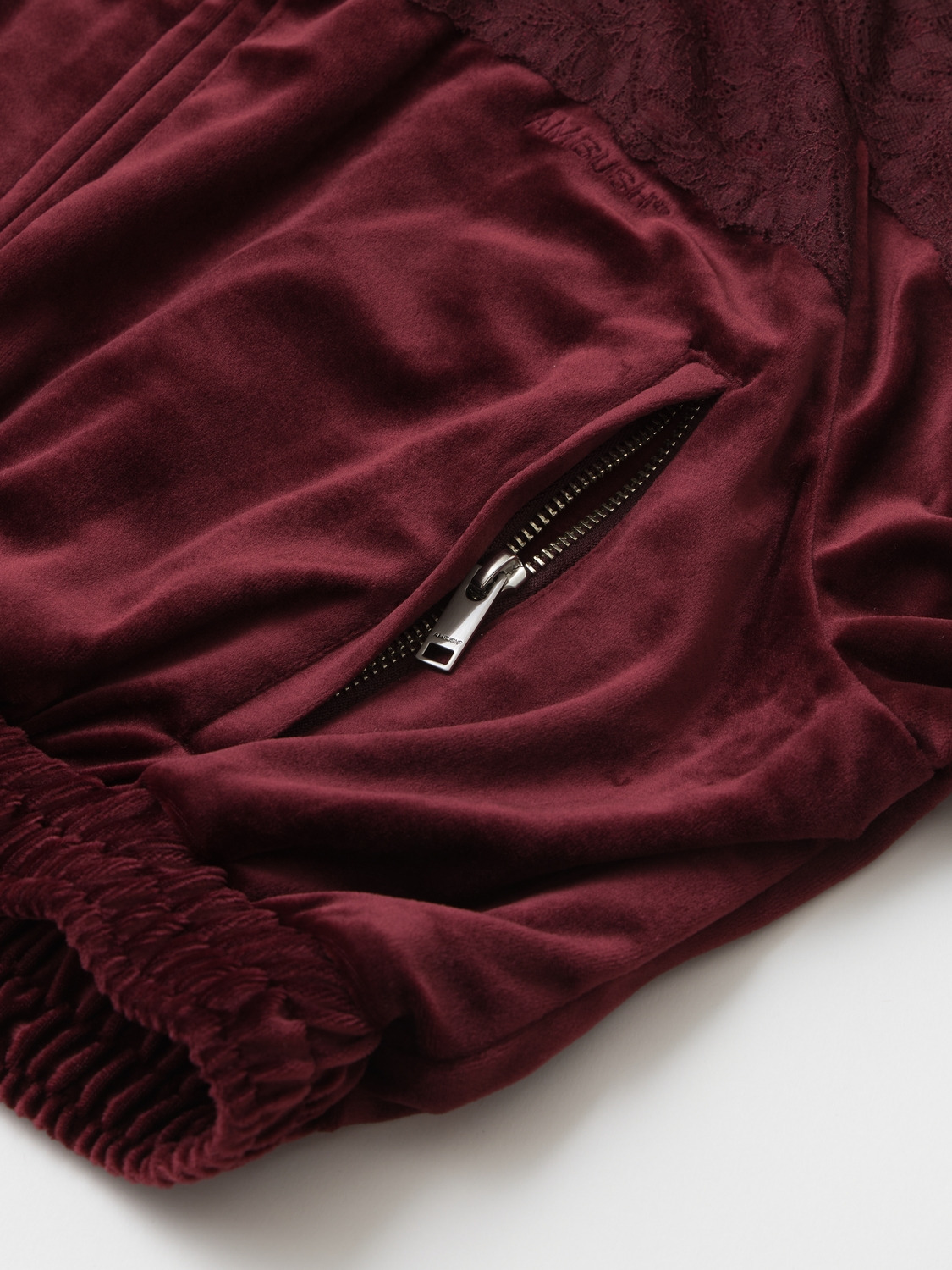VELOUR TRACK JACKET 詳細画像 Burgundy 4