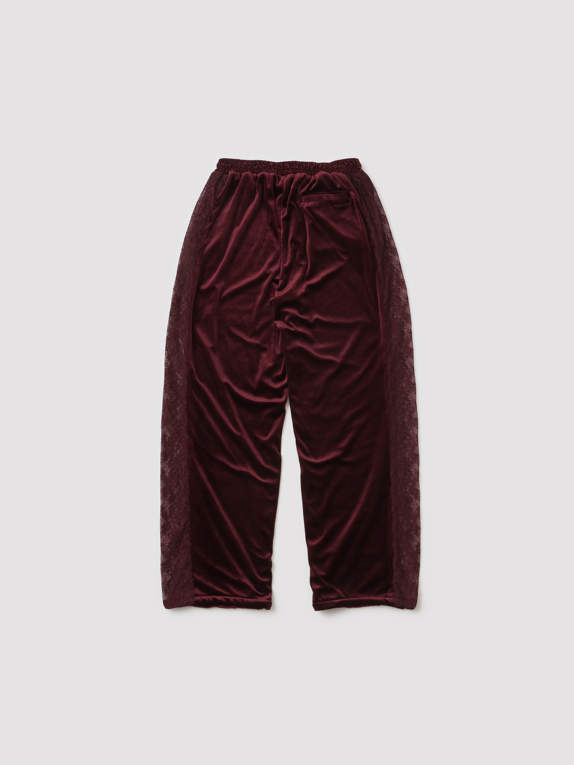 VELOUR TRACK PANTS 詳細画像 Burgundy 2
