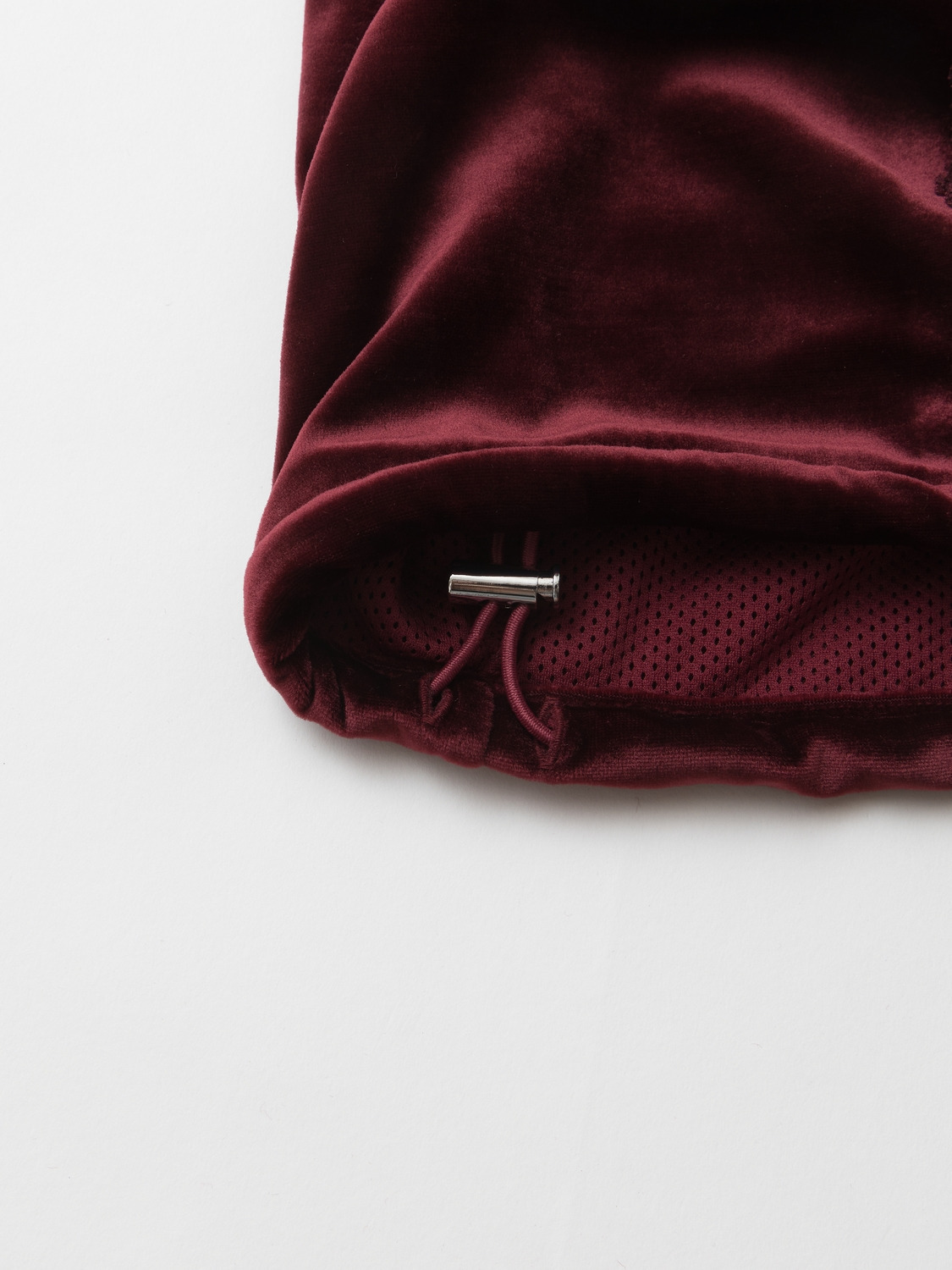 VELOUR TRACK PANTS 詳細画像 Burgundy 4