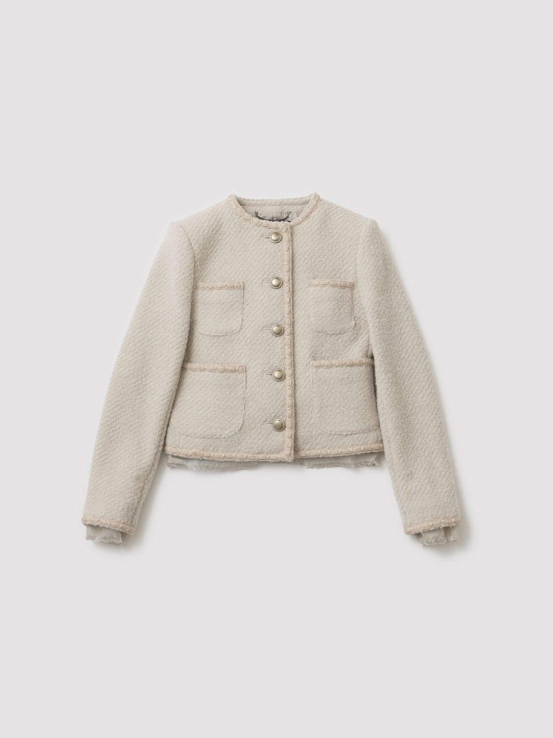 WOMENS TWEED JACKET 詳細画像 Ivory 1