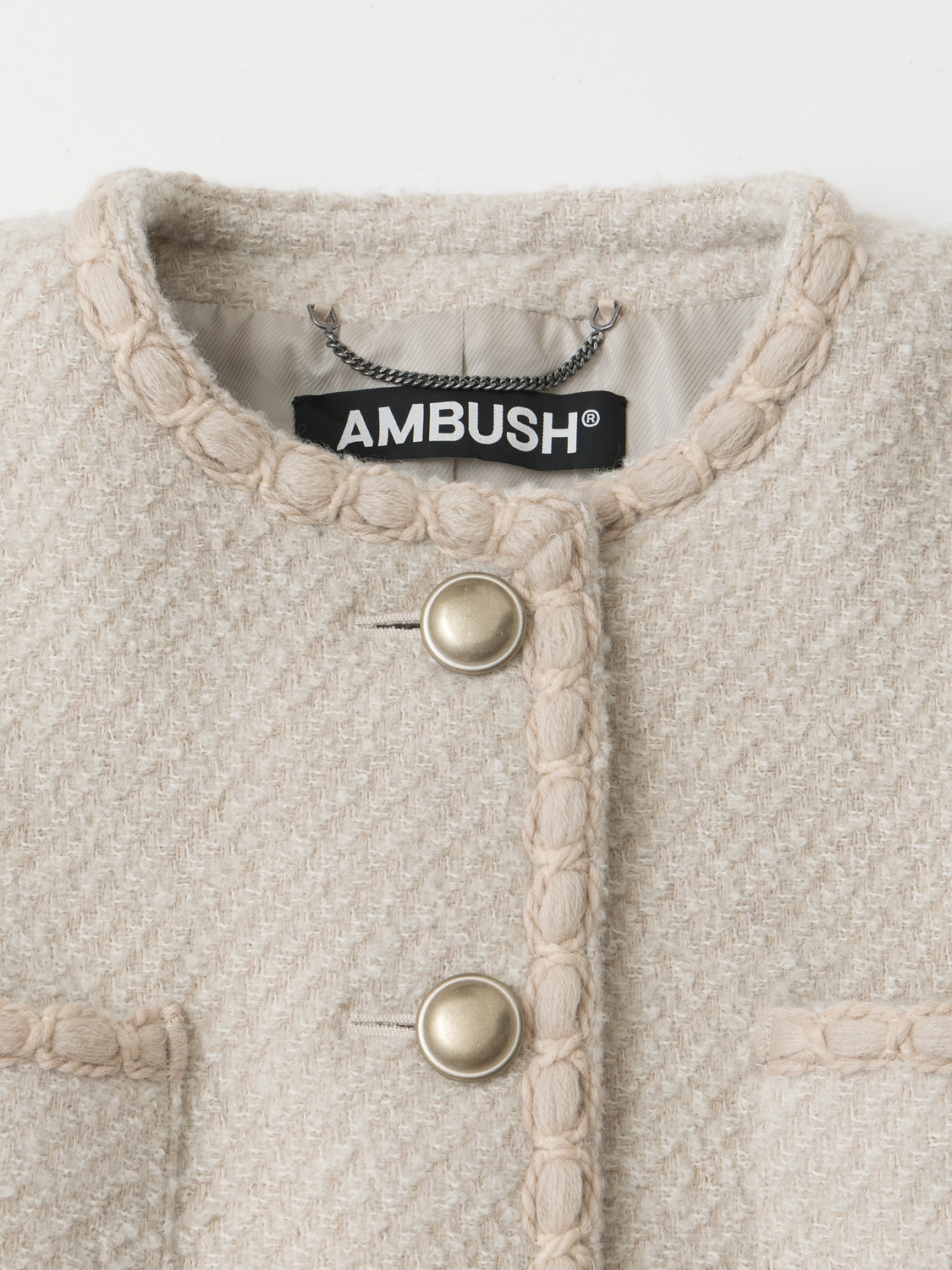 WOMENS TWEED JACKET 詳細画像 Ivory 3