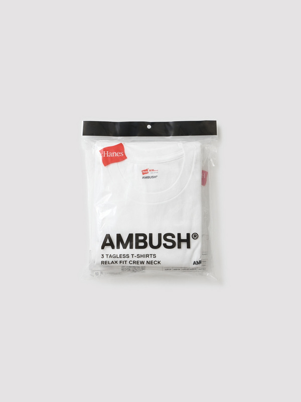 AMBUSH® × Hanes 3P TAGLESS® T-SHIRTS
