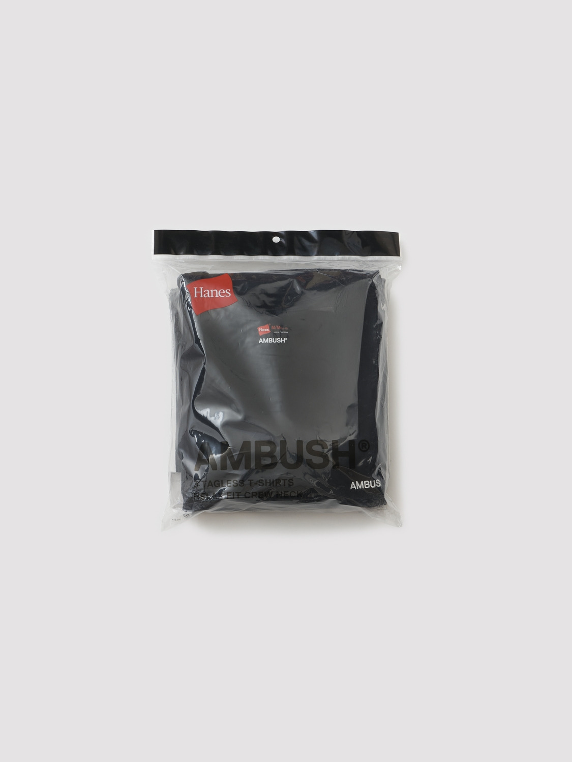 AMBUSH® × Hanes 3P TAGLESS® T-SHIRTS 詳細画像 Black 1
