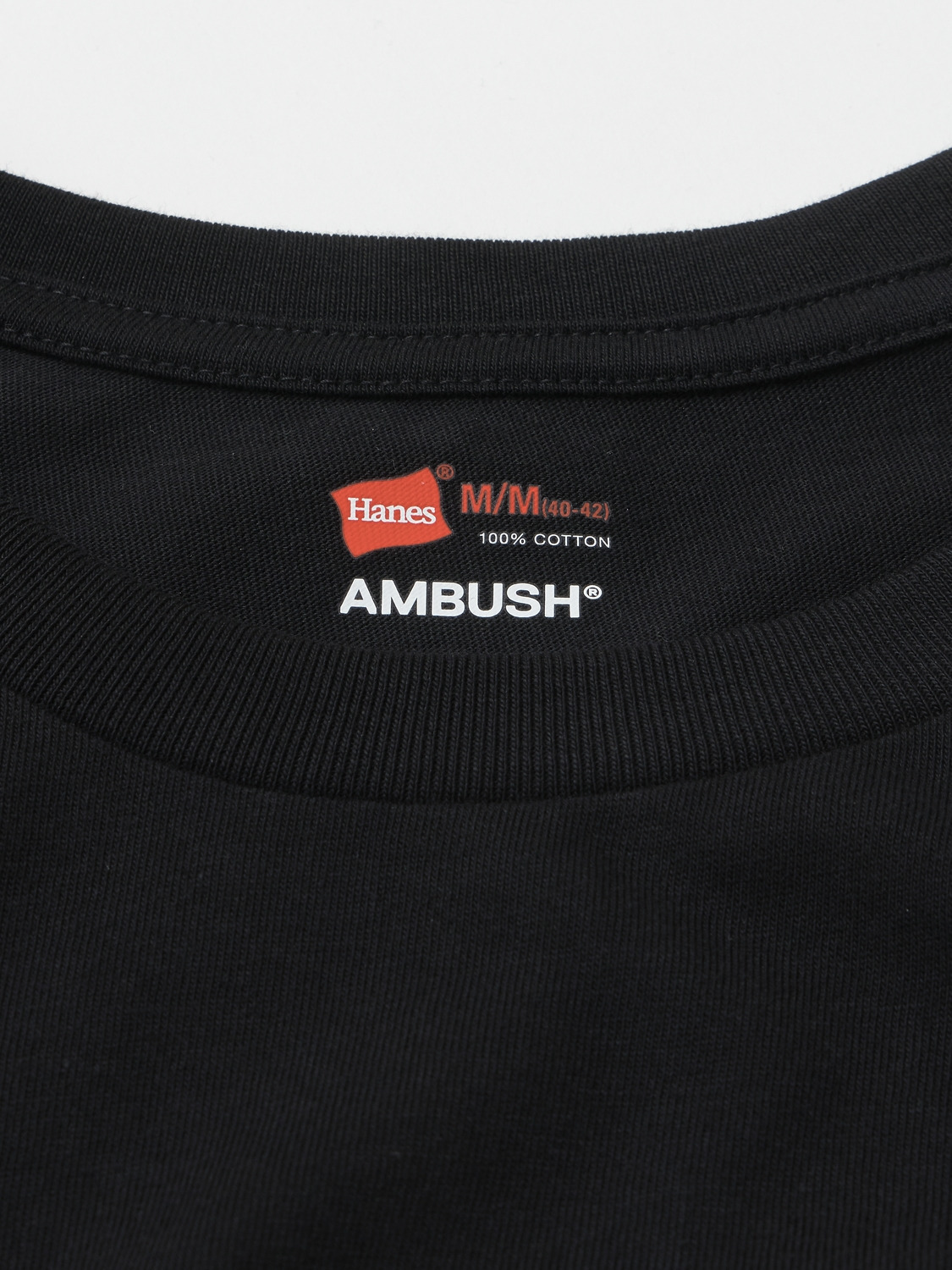 AMBUSH® × Hanes 3P TAGLESS® T-SHIRTS 詳細画像 Black 3