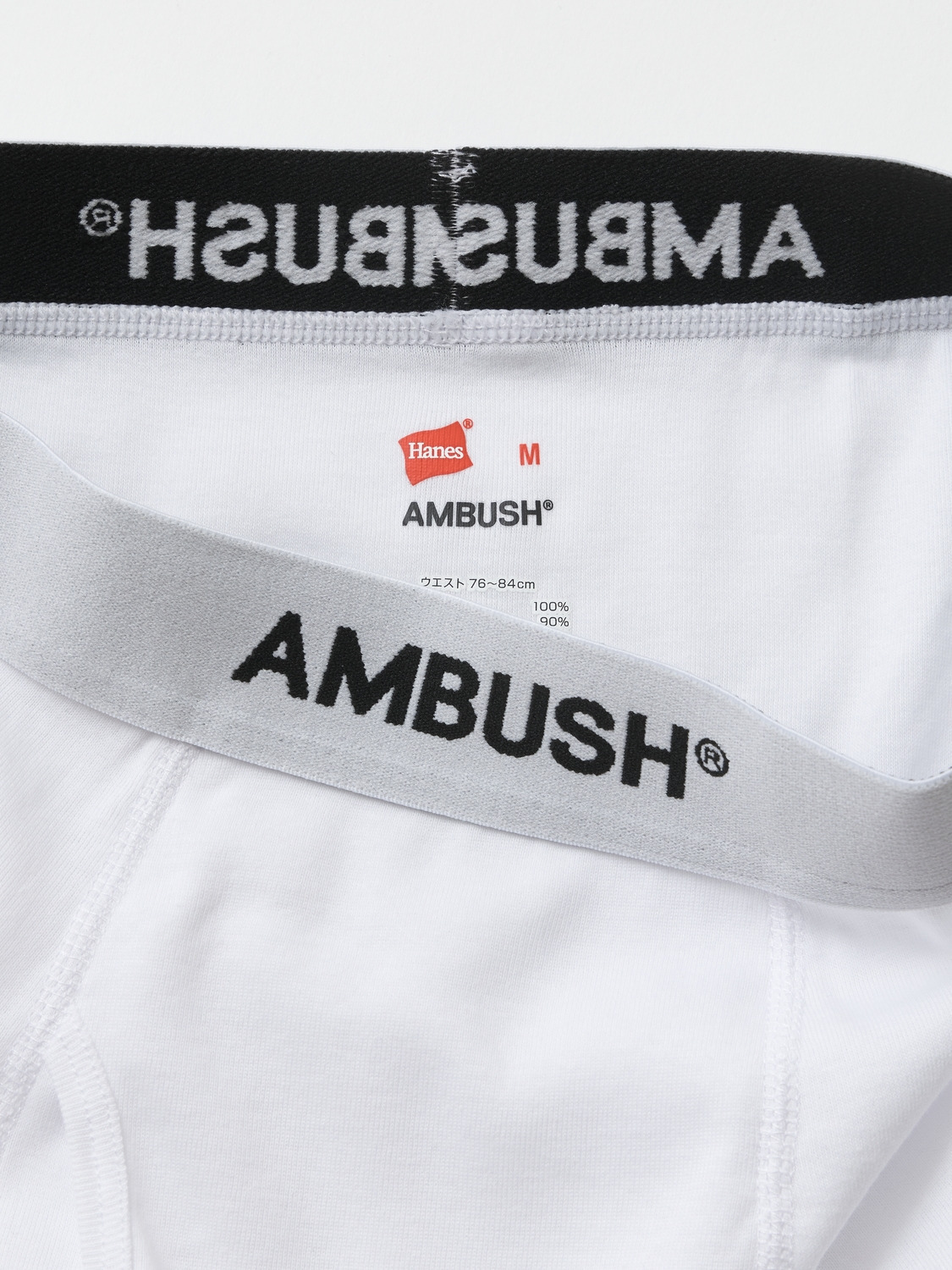 AMBUSH® × Hanes 3P TAGLESS® BOXER BRIEFS 詳細画像 Black 3
