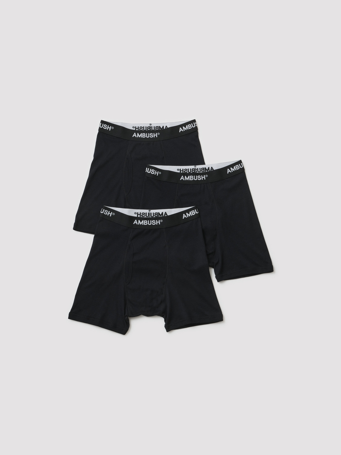 AMBUSH® × Hanes 3P TAGLESS® BOXER BRIEFS 詳細画像 Black 1