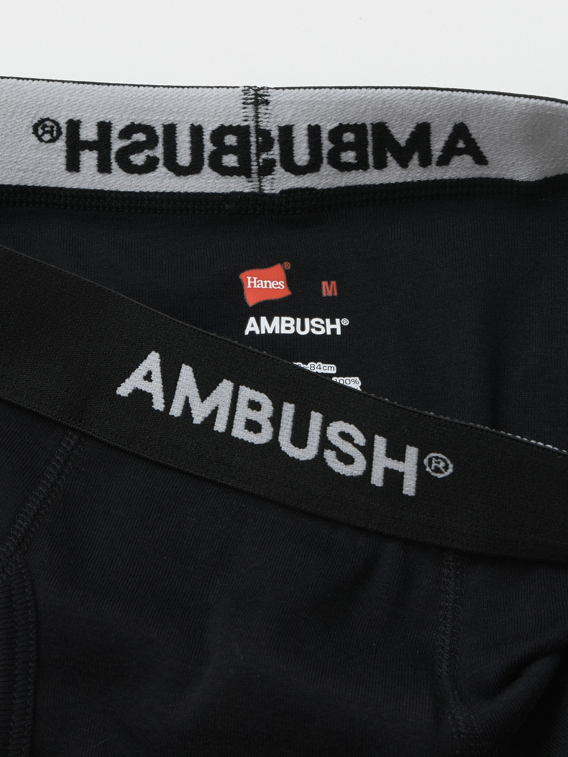 AMBUSH® × Hanes 3P TAGLESS® BOXER BRIEFS 詳細画像 Black 3