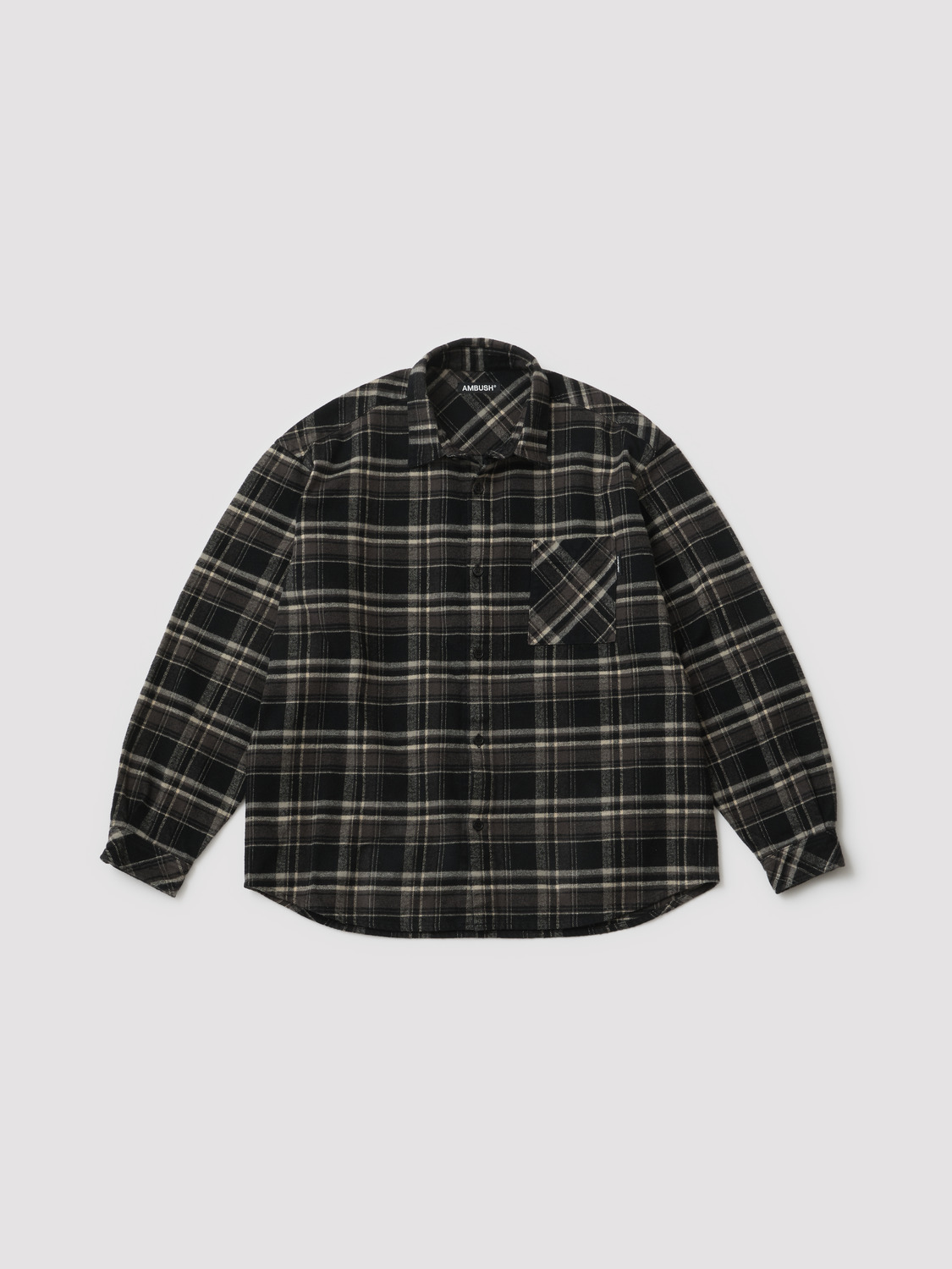 WASHED CHECK SHIRT 詳細画像 Black 1