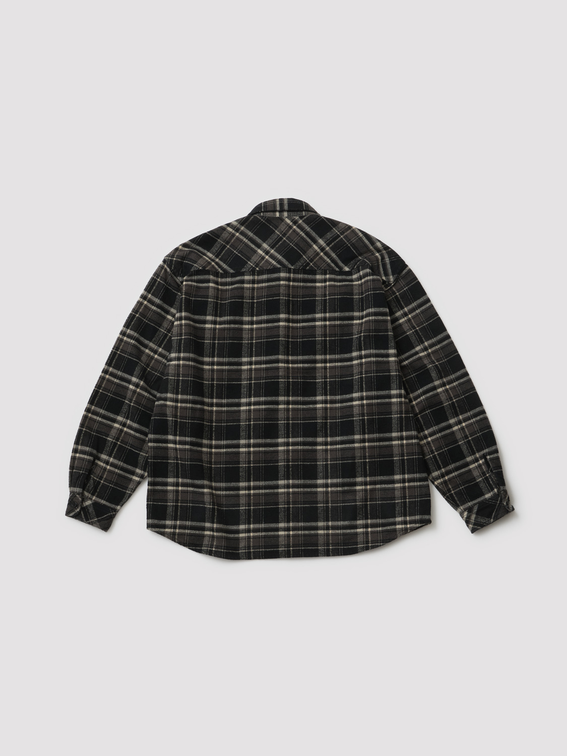 WASHED CHECK SHIRT 詳細画像 Black 2