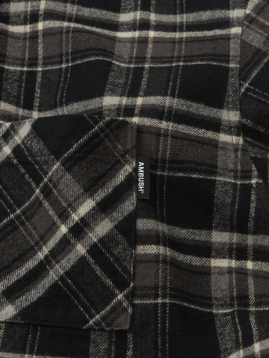 WASHED CHECK SHIRT 詳細画像 Black 4