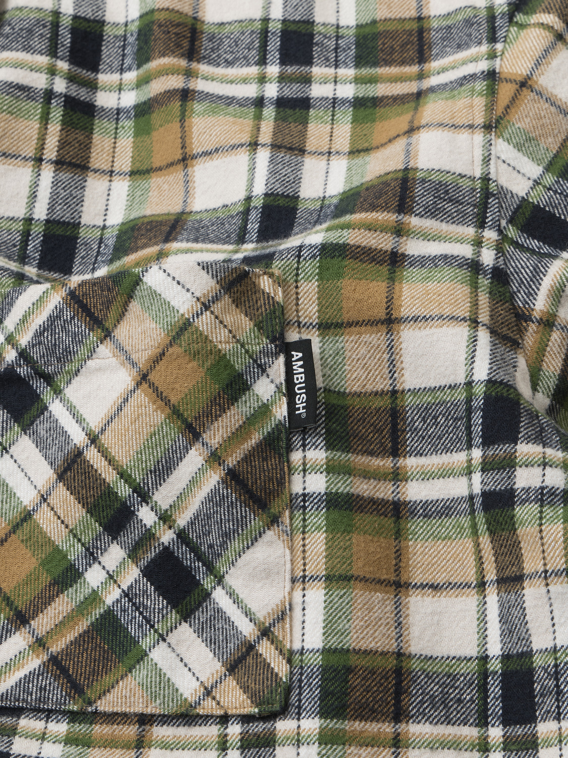 WASHED CHECK SHIRT 詳細画像 Black 4