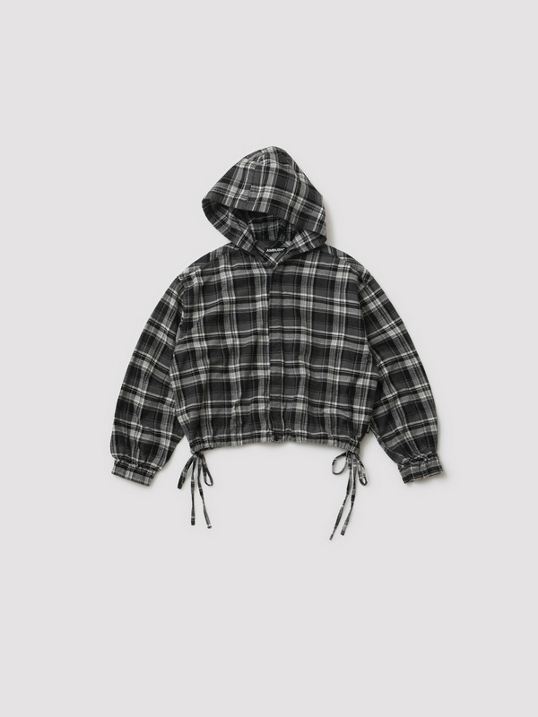 CHECK SHIRT HOODIE