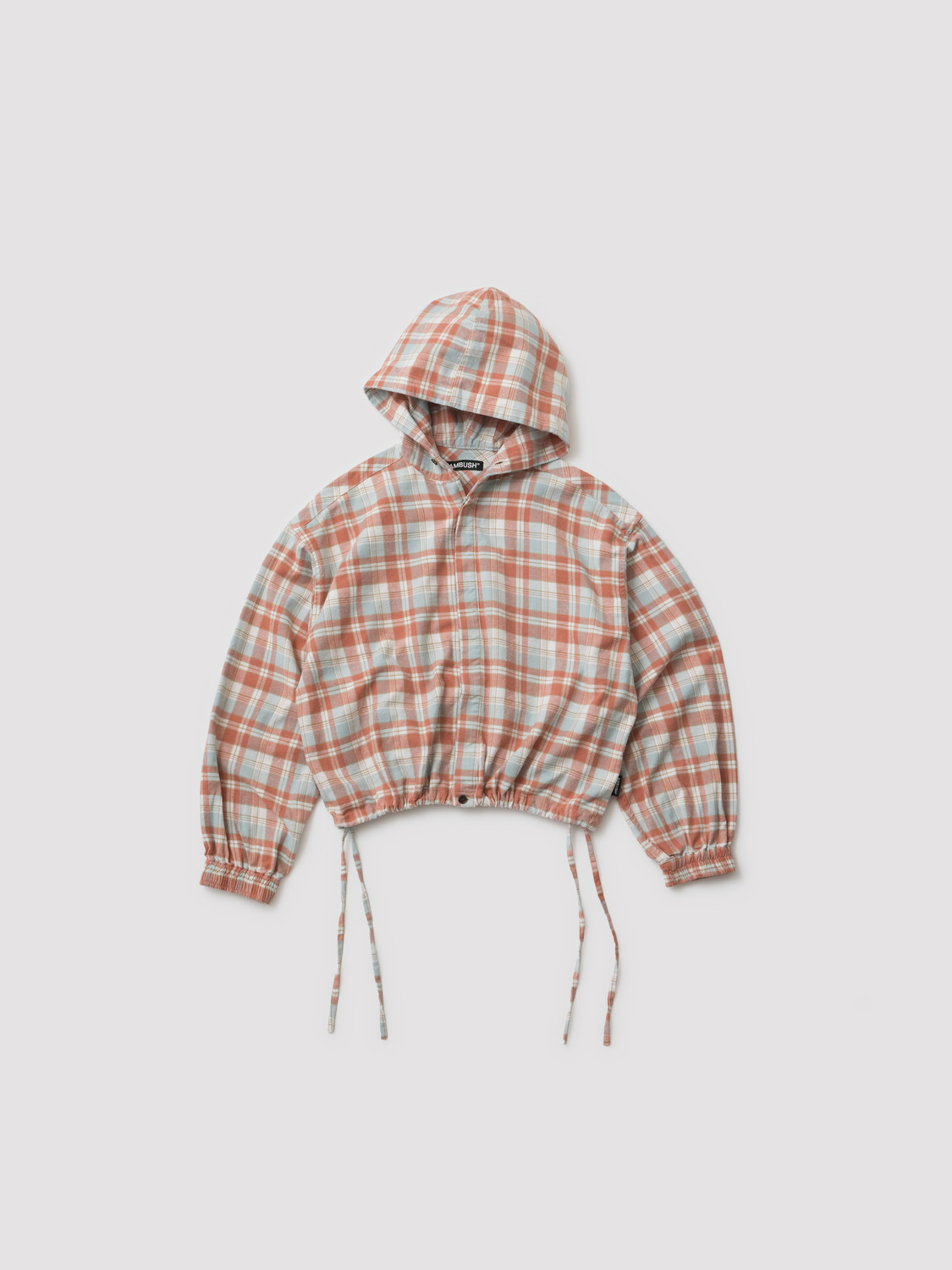 CHECK SHIRT HOODIE 詳細画像 Red 2