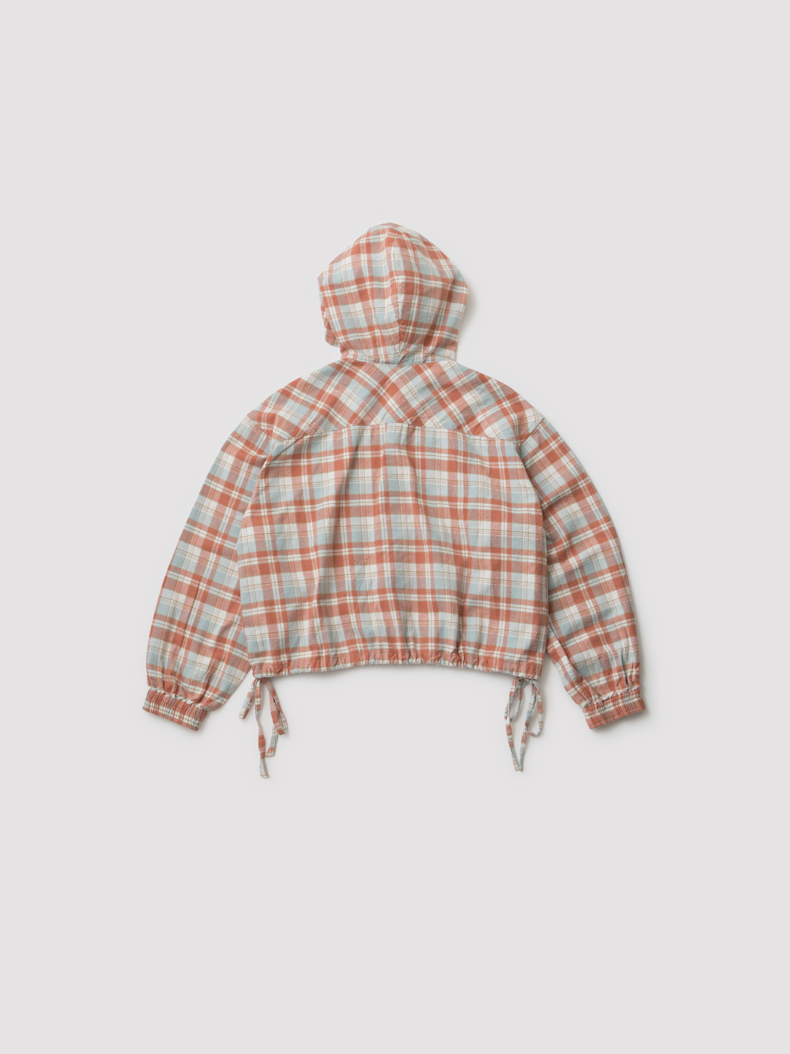 CHECK SHIRT HOODIE 詳細画像 Red 3