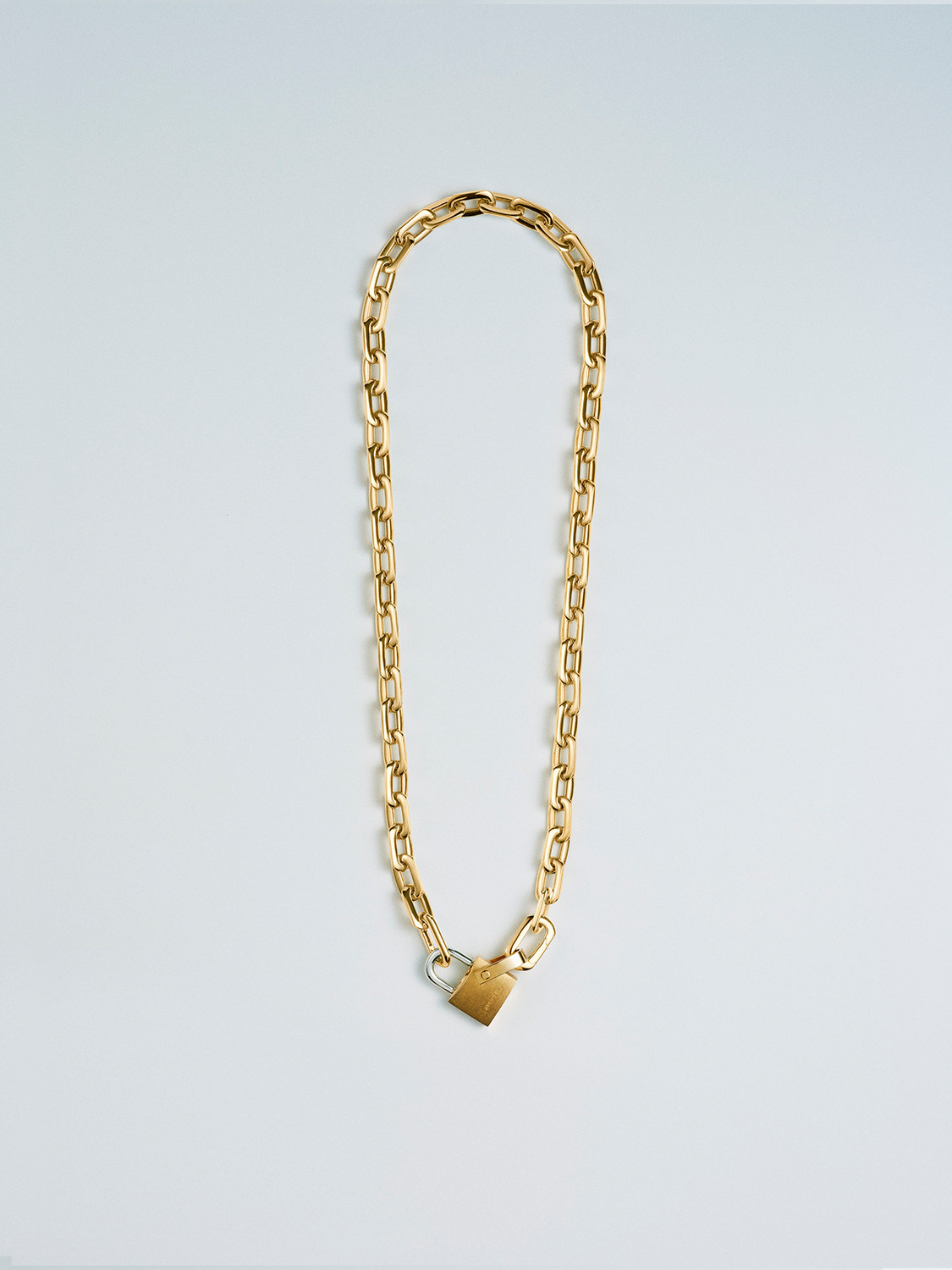 SMALL PADLOCK CHAIN NECKLACE 詳細画像 Silver 2