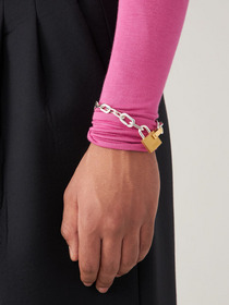 SMALL PADLOCK CHAIN BRACELET 詳細画像